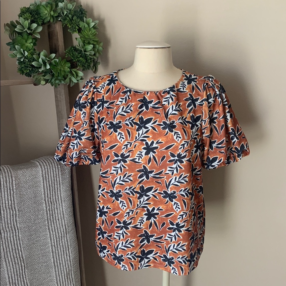 Melloday short sleeve blouse